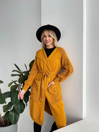 Кардиган Liza Brend 1105 orange - делук