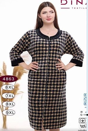 Халат Romeo Life 4863 black - делук