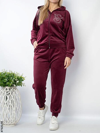 Костюм Спорт Odesaopt 7920-55 wine - делук