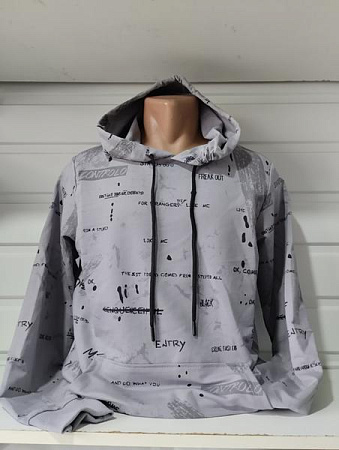 Худи Panda 1475 grey - делук