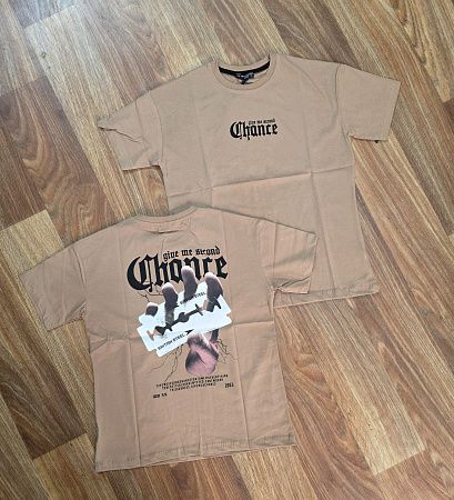 Футболка Mmz M267 beige - делук