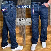 Джинсы God Baron 9851 blue - делук