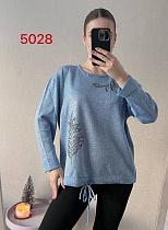 Свитер Fsn 5028-1 l.blue - делук