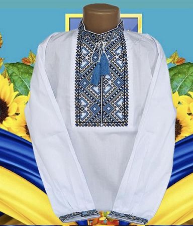Вышиванка Miki Maki MM288 white - делук