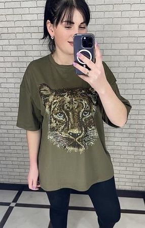 Футболка Levisha 250101 khaki - делук