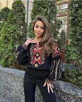 Вышиванка Miki Maki MM283 black - делук