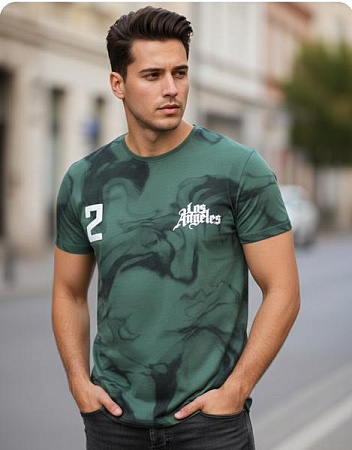 Футболка Style M.Clothes SM100 green - делук