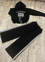 Костюм Спорт Proschenko PR1304 black - делук