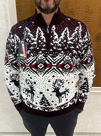 Свитер Nik 56908 wine - делук