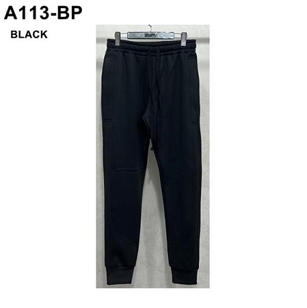 Штаны Спорт Ale-Ate A113BP black - делук