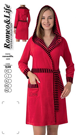 Халат Cotpark 1630 red - делук