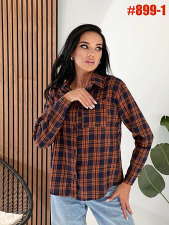 Рубашка Bat 899-1 brown - делук