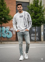 Свитер Moranny MR363 l.grey - делук