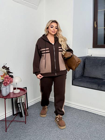 Костюм Спорт Seven Zikina 940 brown - делук