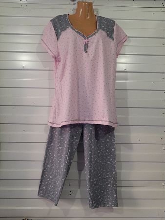 Пижама Akvarel A58 pink - делук