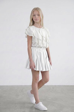 Юбка-Шорты Moda School MD04 white - делук