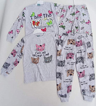 Пижама Meloria 1005 grey-green - делук