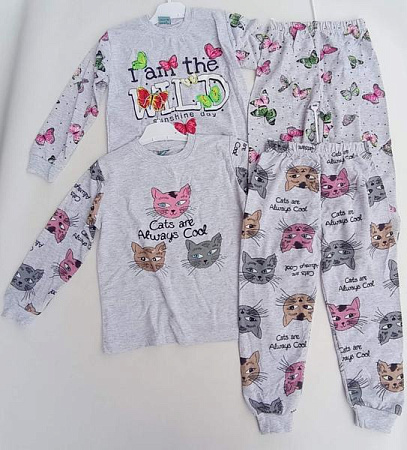 Пижама Meloria 1005 grey-green - делук