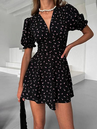 Платье Akulova 5637 black - делук