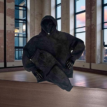 Костюм Спорт Newe Esto NE137 black - делук