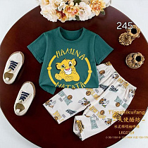 Пижама Фунтик 245-1 green - делук