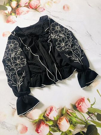 Блузка Moda School M85 black - делук
