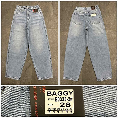 Джинсы Lili B0333-2 l.blue - делук