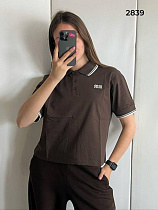 Футболка Fsn 2839 brown - делук