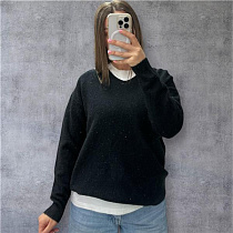 Свитер Elena&Vika 25515 black - делук