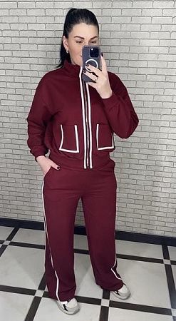Костюм Спорт Valentina 031 wine - делук