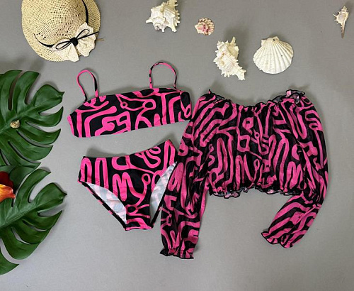 Комплект Sun&Sea 090 fuchsia - делук