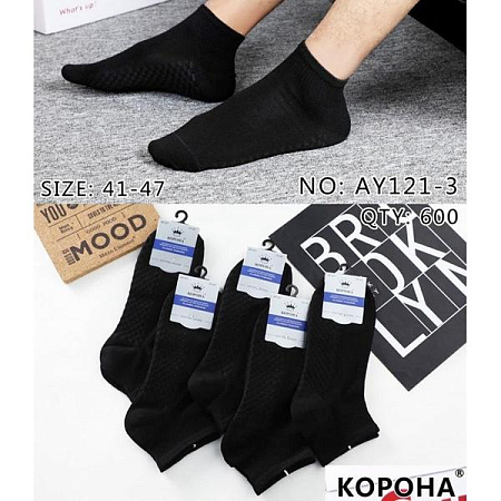 Носки Redoor AY121-3 black - делук