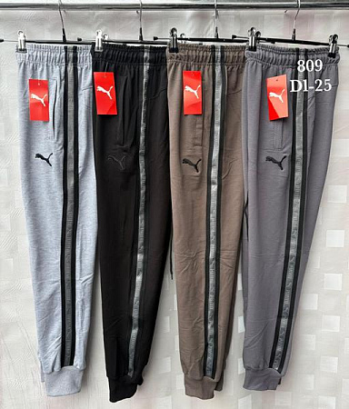 Штаны Спорт Shon S2364 black - делук