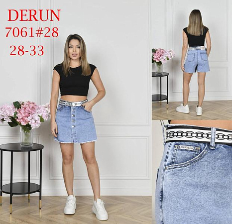 Юбка-Шорты Maxim Jeans 7061 blue - делук