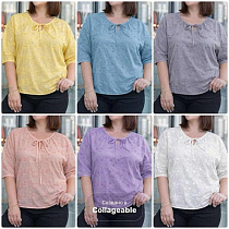 Блузка Estima 26027 purple - делук