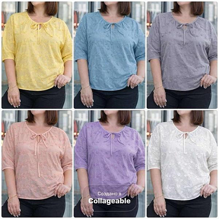 Блузка Estima 26027 purple - делук