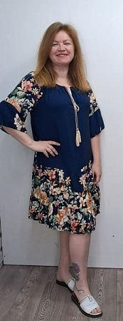 Платье Romeo Life RL397 navy - делук