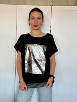 Футболка Fsn 2731 black - делук