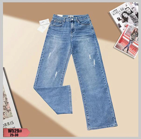 Джинсы Newjeans W529 l.blue - делук