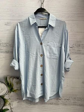 Рубашка New Season 8603 l.blue - делук