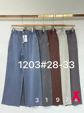 Джинсы Yafeier 1203-7 l.grey - делук