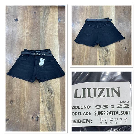 Шорты Jeans Club 3132 black - делук