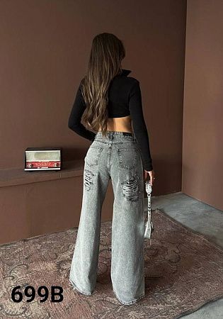 Джинсы Jeans Style 40396-699B grey - делук