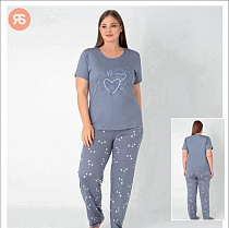 Пижама Trikotag 7393 d.grey - делук