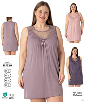 Ночнушка Cotpark 10732B violet - делук