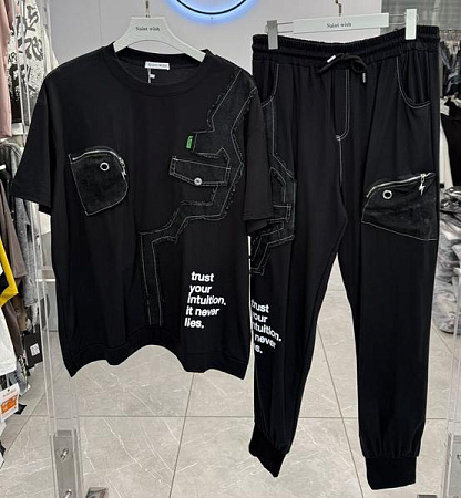 Костюм Спорт Immei 383 black - делук