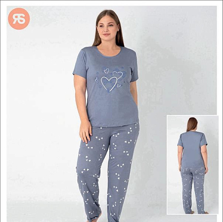Пижама Trikotag 7393 d.grey - делук
