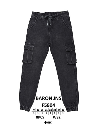 Джинсы God Baron F5804 black - делук