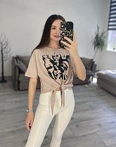 Футболка S.Style 18 beige - делук