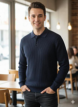 Свитер Moranny 25191 navy - делук